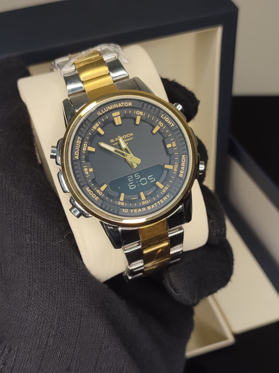 Casio G-shock - (Two-Tone Black) Dual Time Watch - (Master Copy) - (All Functions Working)