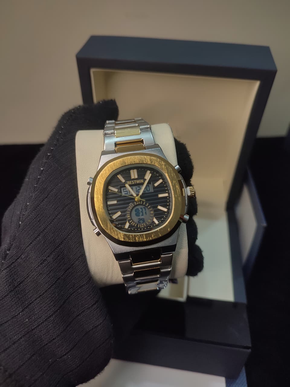 BESTWIN - Dual Time Watch- (Patek Phillipe Design)