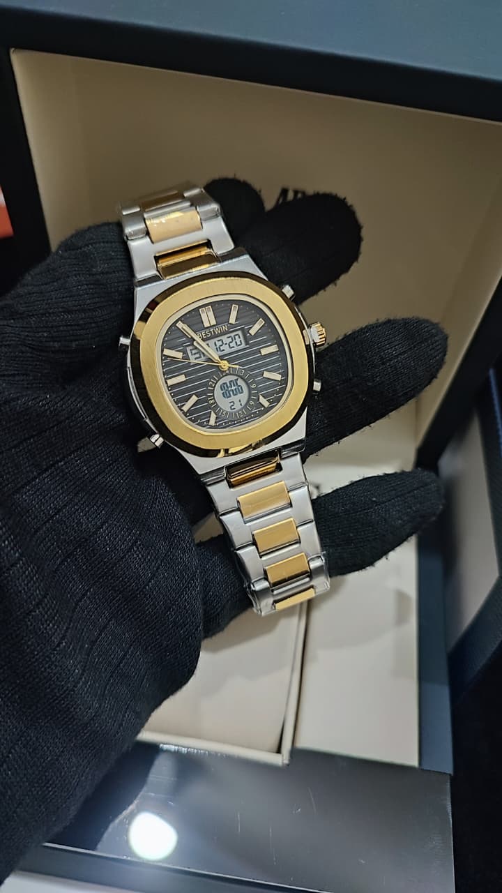 BESTWIN - Dual Time Watch- (Patek Phillipe Design)