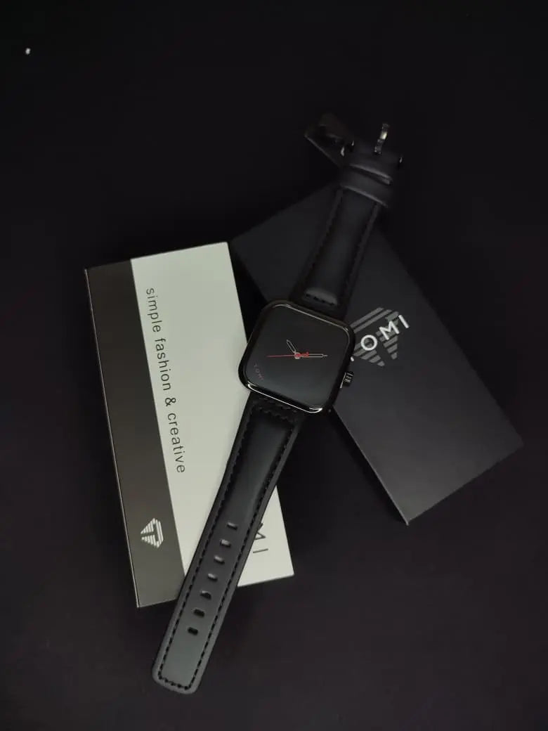 Tomi Watch - Leather Straps - Square Dial