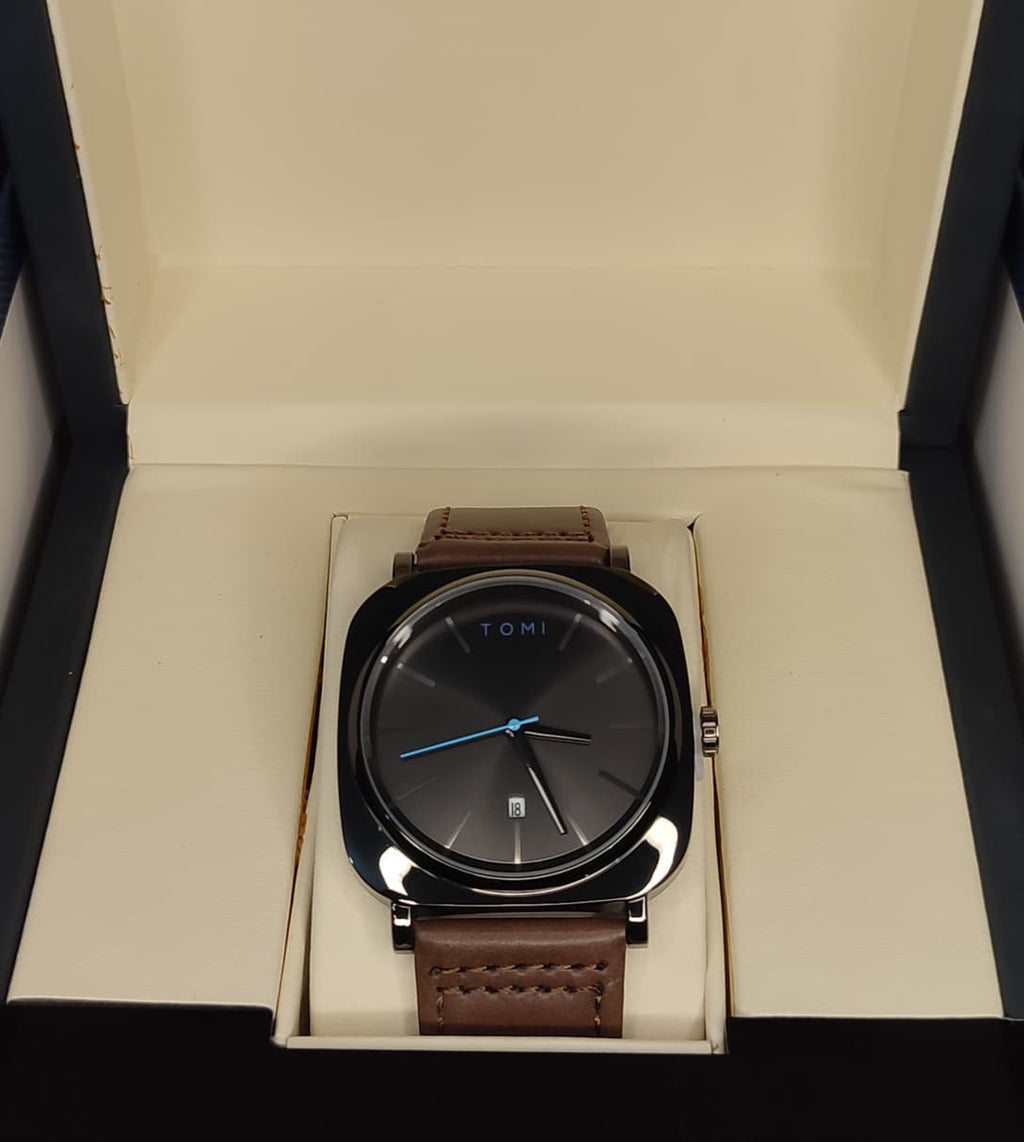 Tomi T-084 Men's Watch - Leather Straps