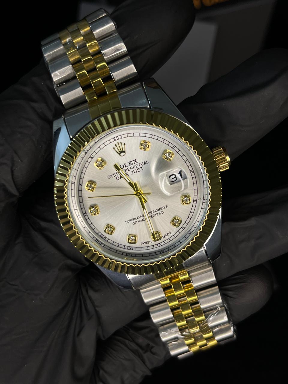 RLX - Two Tone Watch - White Dial