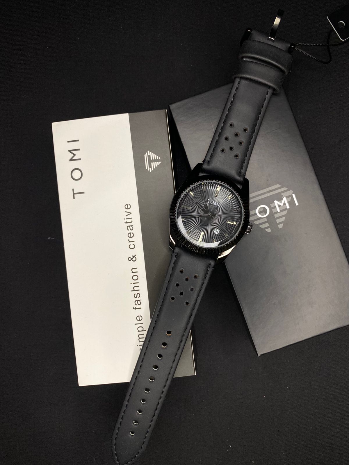 Tomi Watch - Leather Straps - Rolex Dial